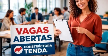 Processo seletivo da Construtora Tenda abre vagas com opções híbridas e presenciais em diferentes cidades
