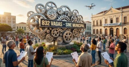 Com 832 vagas abertas no início da semana, Campina Grande reforça intermediação do Sine Municipal e amplia opções formais de trabalho em diversos setores da cidade