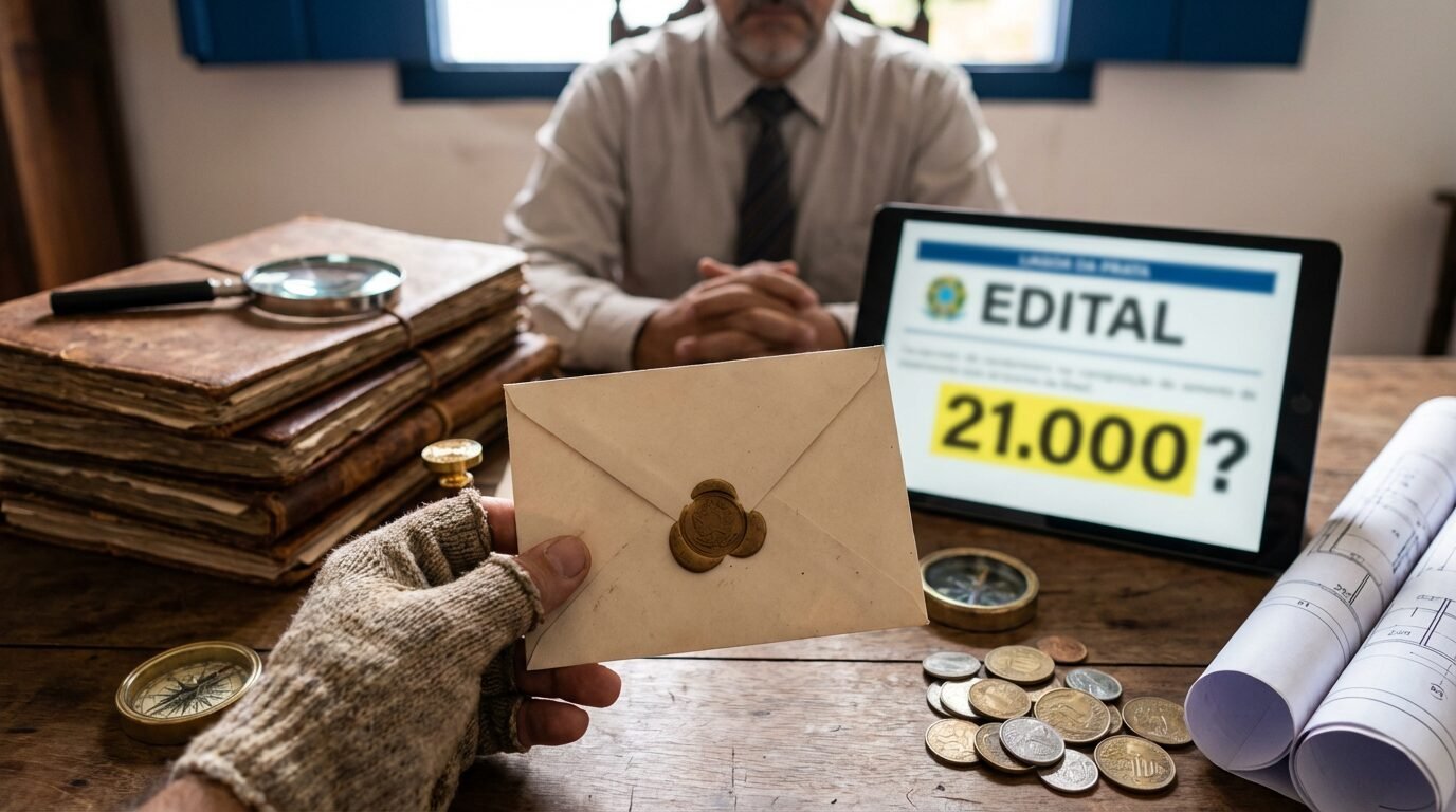 Fachada da Prefeitura de Lagoa da Prata, em Minas Gerais, em dia claro