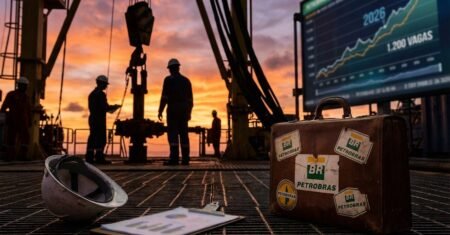 Crise de pessoal na Petrobras abre caminho para novo concurso em 2026, oferecendo 1.200 vagas com salários que podem ultrapassar R$ 11 mil