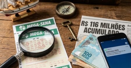 Mega-Sena hoje, concurso 2975 acumula e salta para R$ 116 milhões após sorteio sem ganhador, veja as dezenas e como ficou o rateio oficial