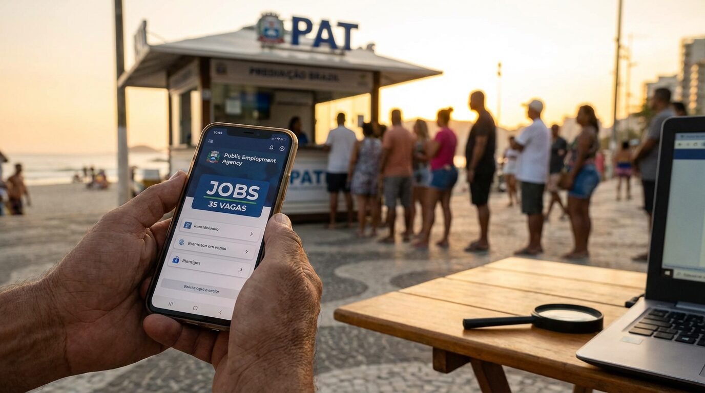 Corrida por emprego em Praia Grande, PAT anuncia 35 vagas imediatas em diferentes áreas e reforça atendimento gratuito no início de fevereiro