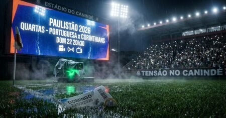 Paulistão 2026, tensão nas quartas e transmissão confirmada, onde assistir Portuguesa x Corinthians no Canindé com horário, canais e cenário do confronto