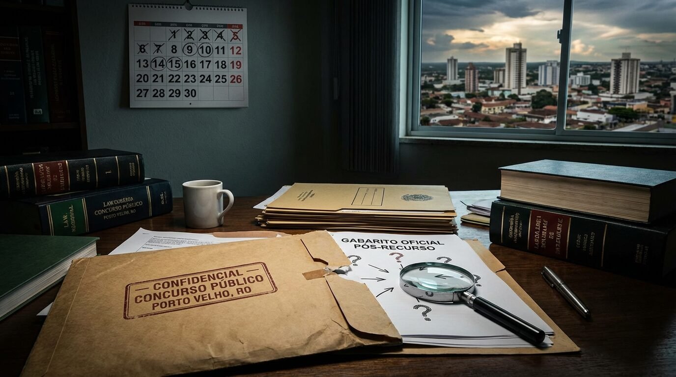 Fachada da Câmara Municipal de Porto Velho com bandeiras e letreiro visíveis