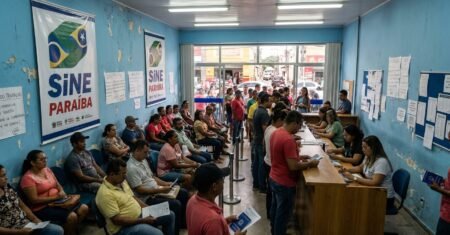 Sine-PB abre o mês de março com 439 vagas de emprego em nove cidades da Paraíba, com destaque para 277 oportunidades em João Pessoa e 72 em Campina Grande