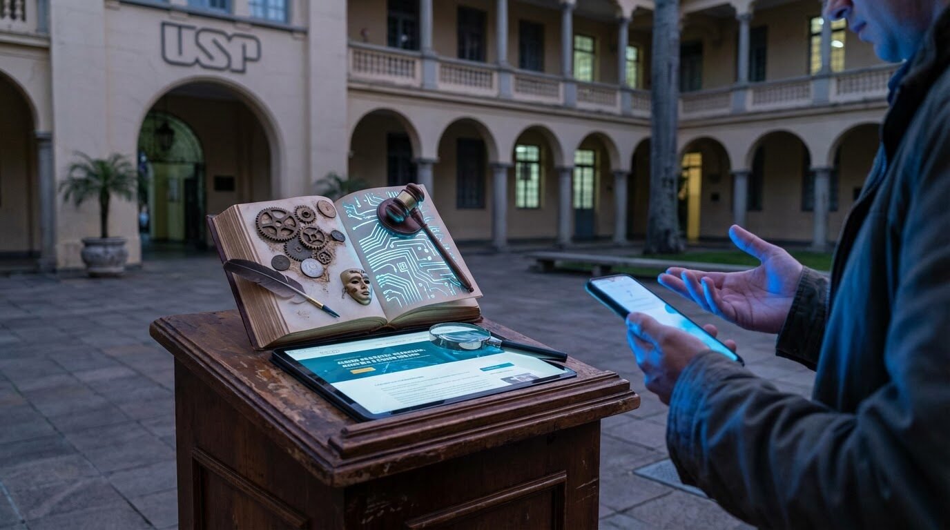 Fachada da Faculdade de Direito da USP em São Paulo