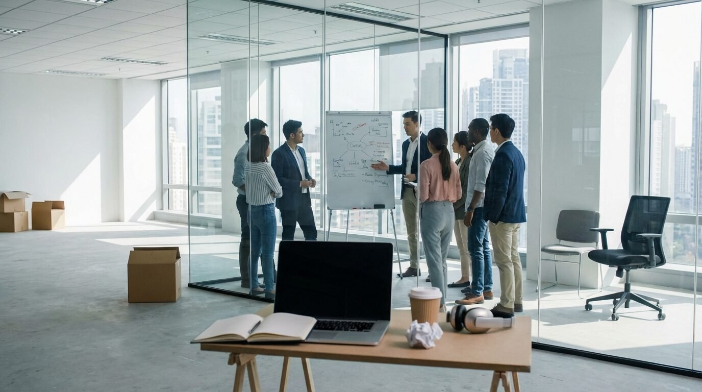 Volta aos escritórios muda regras do jogo para quem busca espaço no mercado de trabalho, exigindo comunicação intencional e postura profissional desde o estágio