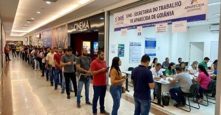 Aparecida de Goiânia abre 1,8 mil vagas de emprego na semana, com seleção via SIME e atendimento no Aparecida Shopping para ampliar contratações em diferentes áreas