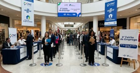 Com triagem do CPAT e seleções presenciais, Campinas promove 5º Feirão de Emprego com 900 vagas nesta sexta-feira em 27 de março de 2026 no Prado Boulevard