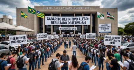 Gabarito definitivo do concurso ALEGO é publicado pela FGV, prazos de recurso começam em 23 de março e cronograma confirma resultado da objetiva em 6 de abril