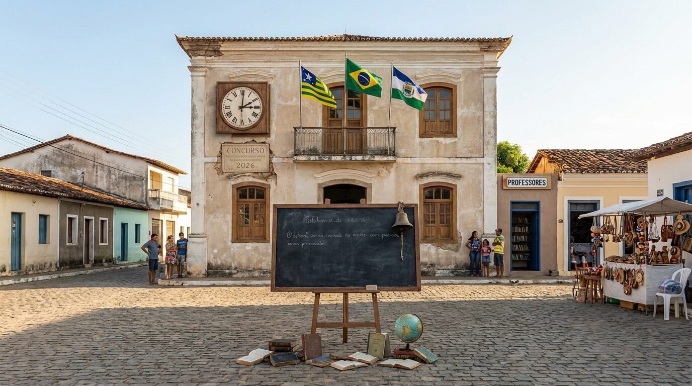 Fachada da Prefeitura de Hugo Napoleão no Piauí