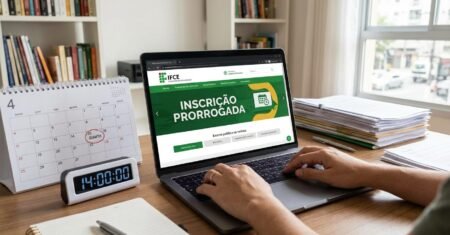 IFCE prorroga inscrições e evita corrida de última hora, prazo vai até quarta 25 às 14h e candidatos ganham fôlego para disputar 276 vagas com provas em abril e maio