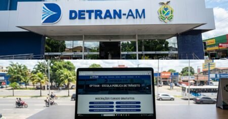 Detran-AM anuncia 800 vagas em cursos gratuitos EAD, inscrições on-line na Eptran com quatro opções e exigência de documentos simples para participar