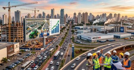 Goiás dispara na economia, bate recordes de emprego e atrai bilhões em investimentos enquanto se consolida entre os estados que mais crescem no Brasil