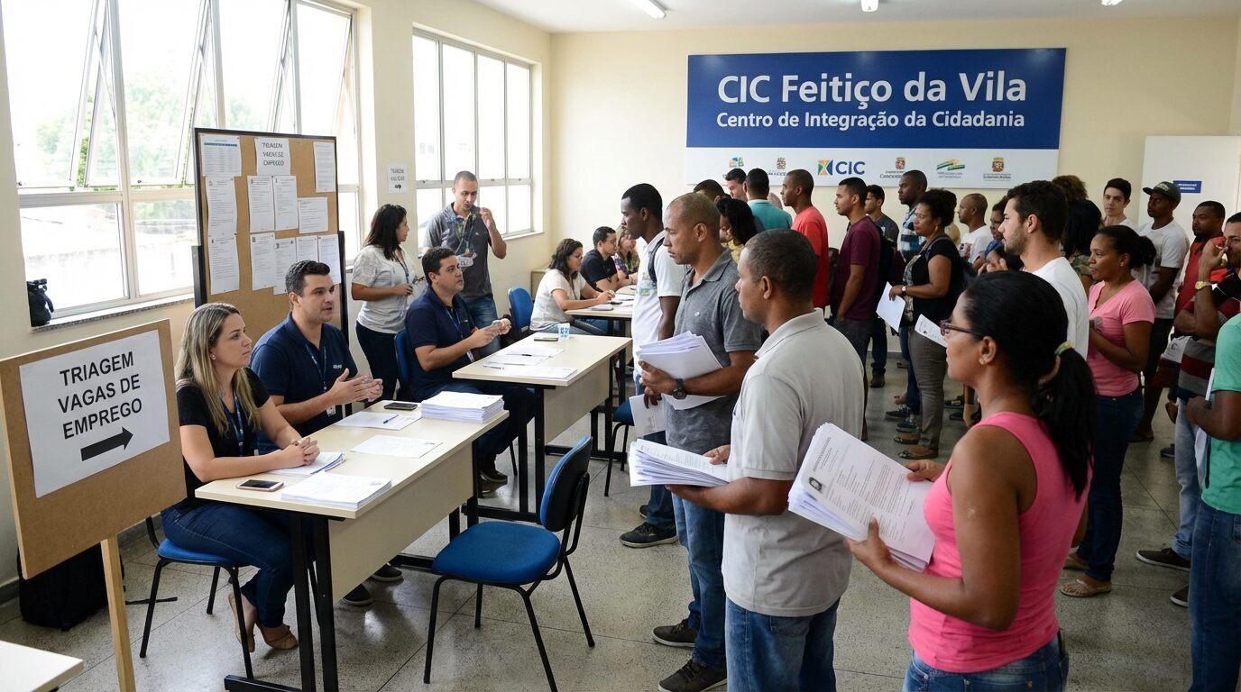 Governo de SP realiza feirão de empregos com mais de 90 vagas na zona sul de São Paulo, atendimento no CIC Feitiço da Vila em 19 de março