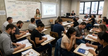 Guarapuava abre cursos gratuitos para qualificação profissional, amplia chances de emprego e reserva vagas até para homens em turmas da Secretaria da Mulher
