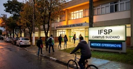 IFSP Suzano abre inscrições para especialização gratuita em Logística e Operações, 30 vagas, aulas presenciais à noite e cadastro entre 23 de março e 17 de maio de 2026