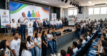 Marília lança programa para jovens de 15 a 29 anos, amplia qualificação profissional e abre nova frente para aproximar talentos das vagas de trabalho