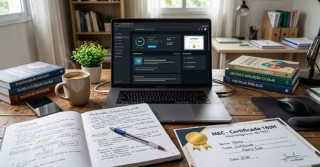 MEC libera quatro cursos online gratuitos com certificado de 180 horas e amplia corrida por qualificação rápida na plataforma Avamec em 2026