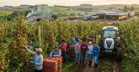 Criação de 36.288 vagas formais no campo em janeiro confirma peso do agro no emprego, com Sul à frente, Vacaria líder e soja e maçã em alta