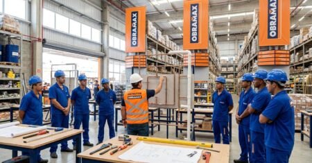 Obramax abre 1.480 vagas gratuitas em cursos de construção no RJ, pressão por mão de obra qualificada cresce e Niterói ganha turmas com certificado em março