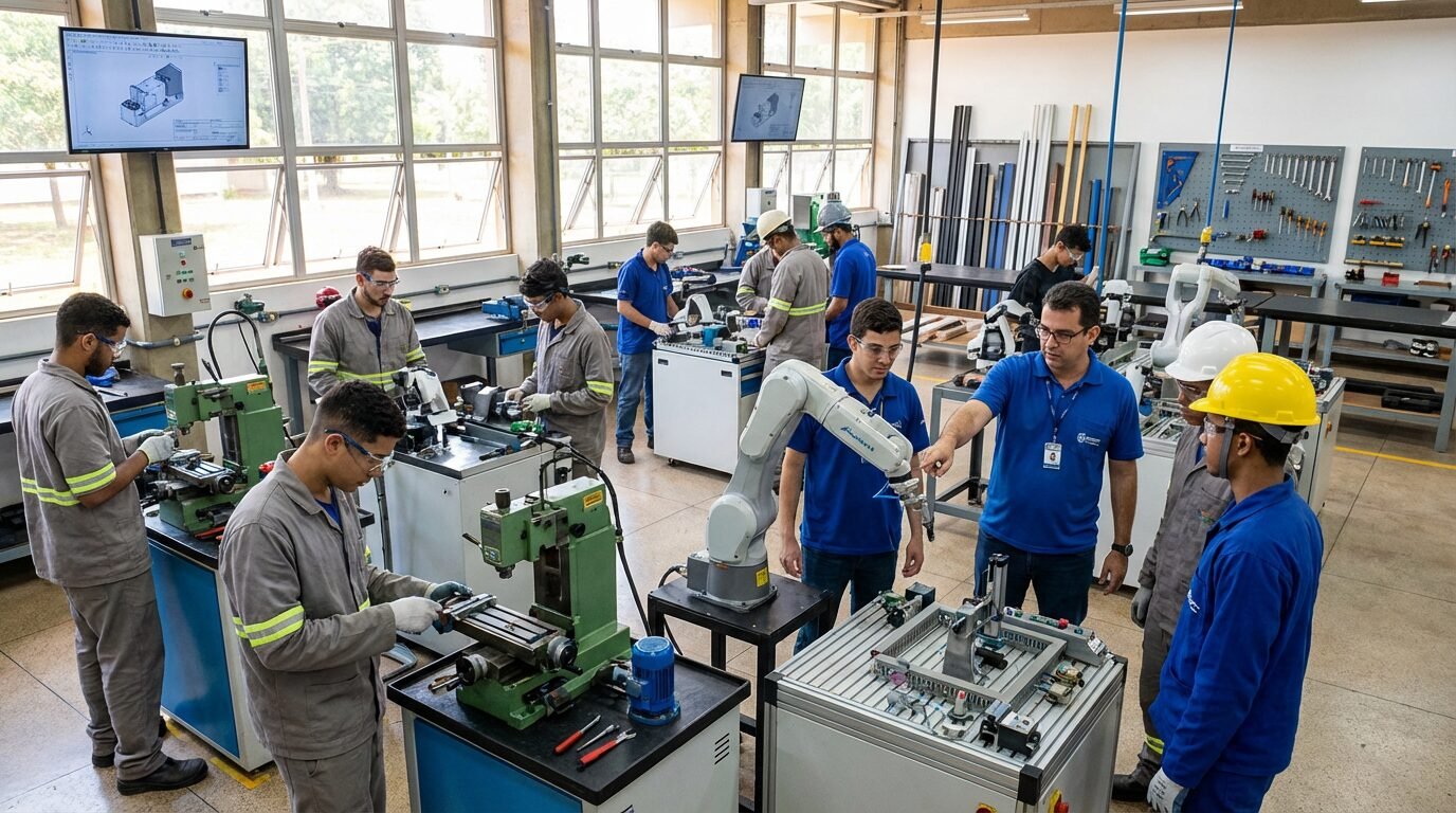 Falta de mão de obra no DF acende alerta e Senai-DF reage com 6.105 vagas gratuitas em cursos técnicos e de qualificação com inscrição aberta até 15 de junho e seleção por ordem de chegada