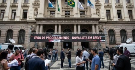Erro na lista de aprovados do concurso do TJ RJ gera republicação do resultado preliminar e mantém cronograma sem novos recursos