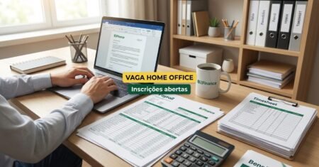 Vaga home office na B2Finance para assistente de departamento pessoal, CLT e benefícios