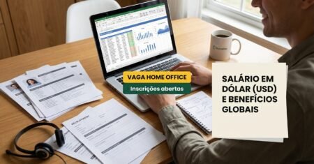 Vaga home office na BairesDev, assistente de RH com remuneração em USD ou moeda local e benefícios globais