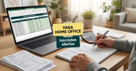 Vaga home office no Sicoob para assistente financeiro de conciliação, CLT e benefícios completos