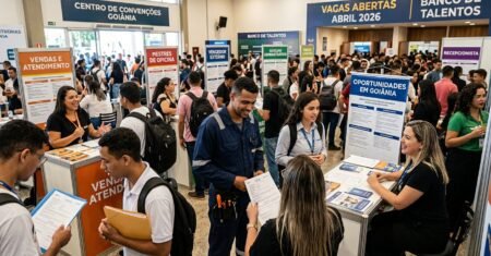 Quase 230 vagas de emprego em Goiânia abrem caminho para contratação rápida em oficinas, vendas e área administrativa neste início de abril