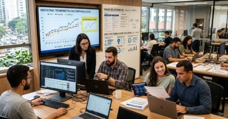 Indústria acelera a semana com termômetro da confiança, novas vagas de estágio do IEL e raio x do trabalhador na era digital