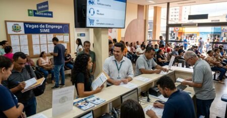 Aparecida de Goiânia abre a semana com 2.265 vagas no SIME e amplia chance de contratação em áreas como logística, telemarketing e comércio