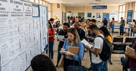 Distrito Federal abre 308 vagas de emprego nesta terça-feira, com salários de até R$ 3,5 mil e chances em Asa Norte, Taguatinga Sul e Sobradinho
