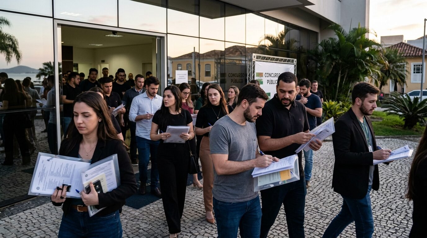 Gabarito do concurso Defensor Público SC 2026 sai em 20 de abril após prova em Florianópolis acirrar disputa por 14 vagas com salário de R$ 24 mil