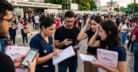 Gabarito extraoficial de médico do TCE RN começa a circular após prova em Natal e acelera corrida por pontos, recursos e classificação