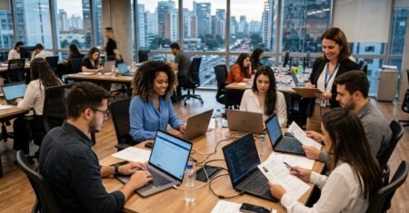 Gigantes brasileiras abrem mais de 400 vagas de emprego em bancos, tecnologia, varejo e logística com inscrições ainda em abril
