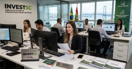 InvestSC abre concurso público com dez vagas em Santa Catarina, salários passam de R$ 10 mil e inscrições seguem até 16 de abril