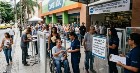 Prezunic abre 20 vagas para pessoas com deficiência no Rio e concentra seleção em um único dia com atendimento limitado por senha
