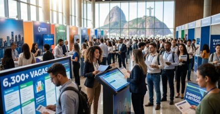 Rio abre a semana com mais de 6,3 mil vagas de emprego e estágio em diferentes cidades, áreas e perfis profissionais