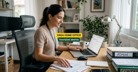 Empresa abre 2 vagas home office para auxiliar de escritório com ensino médio e contratação CLT em Santana de Parnaíba