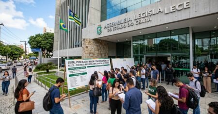 Alece publica edital com 200 vagas imediatas e 400 para cadastro de reserva no maior concurso público da história da Assembleia Legislativa do Ceará