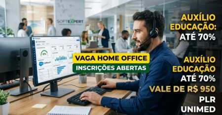 SoftExpert abre vaga para Assistente de Customer Success com benefícios robustos, atuação em empresa global e foco em experiência do cliente
