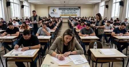Concurso do IPE Prev RS abre 121 vagas com salários de até R$ 10 mil e reacende disputa por estabilidade no serviço público gaúcho