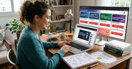 Cursos gratuitos com certificado ganham força na qualificação profissional e ampliam acesso a vagas, renda e atualização no mercado de trabalho