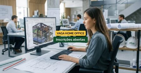 Otus Engenharia abre vaga de estágio em Engenharia Civil com foco em projetos e BIM para apoiar modelagem, documentação e qualidade